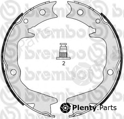  BREMBO part S54519 Brake Shoe Set, parking brake