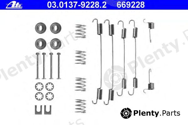  ATE part 03.0137-9228.2 (03013792282) Accessory Kit, brake shoes