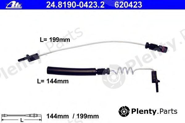  ATE part 24.8190-0423.2 (24819004232) Warning Contact, brake pad wear