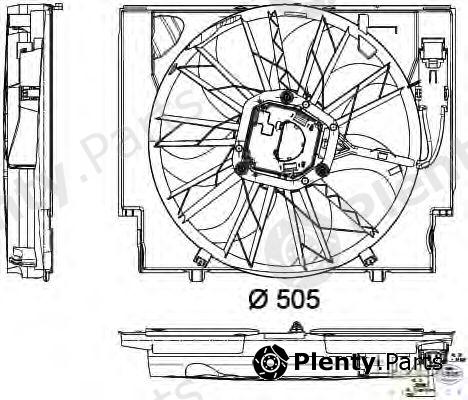  BEHR part 8EW351040-421 (8EW351040421) Fan, radiator
