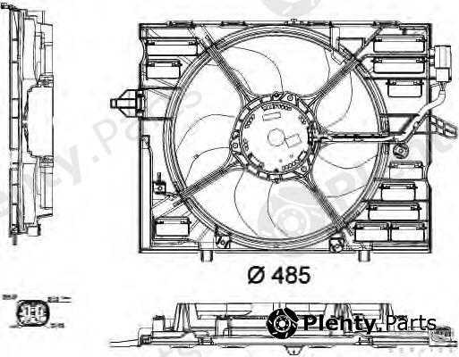  BEHR part 8EW351040-441 (8EW351040441) Fan, radiator