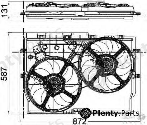  BEHR part 8EW351041-431 (8EW351041431) Fan, radiator