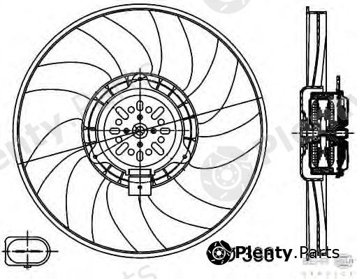  BEHR part 8EW351044-361 (8EW351044361) Fan, radiator