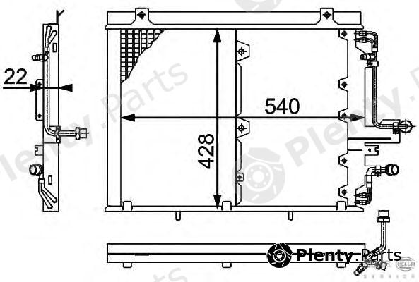  BEHR part 8FC351301-511 (8FC351301511) Condenser, air conditioning