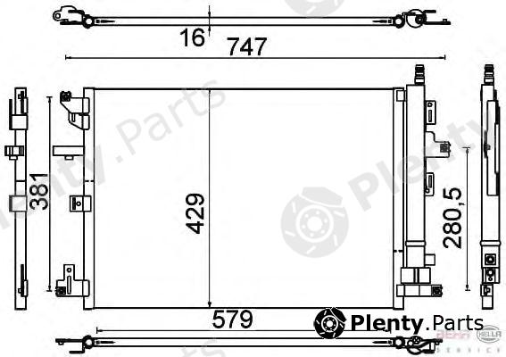  BEHR part 8FC351310-601 (8FC351310601) Condenser, air conditioning