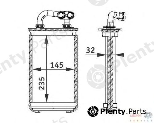  BEHR part 8FH351311-291 (8FH351311291) Heat Exchanger, interior heating