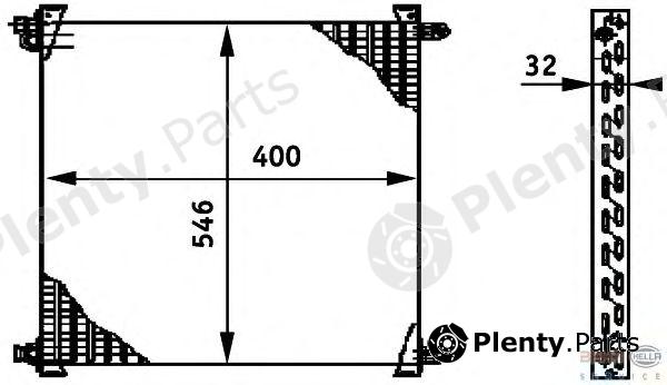  BEHR part 8FC351317-301 (8FC351317301) Condenser, air conditioning