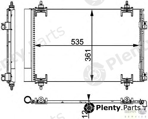  BEHR part 8FC351317-561 (8FC351317561) Condenser, air conditioning