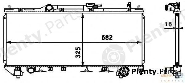  BEHR part 8MK376718-461 (8MK376718461) Radiator, engine cooling
