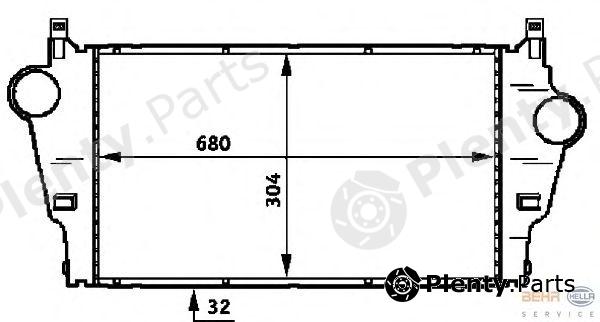  BEHR part 8ML376723-291 (8ML376723291) Intercooler, charger