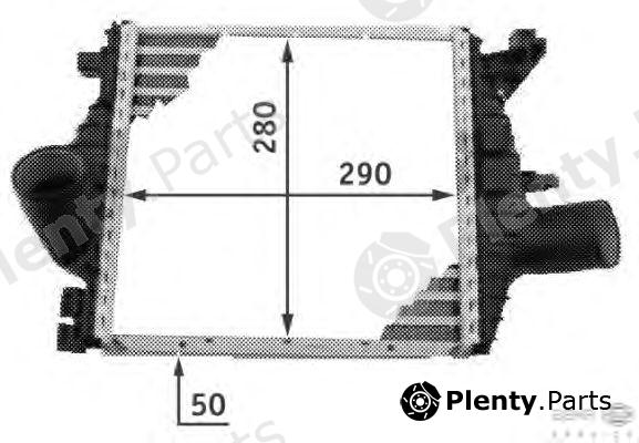  BEHR part 8ML376724-121 (8ML376724121) Intercooler, charger