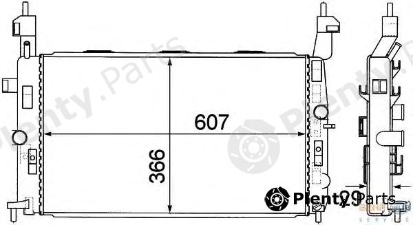  BEHR part 8MK376771-221 (8MK376771221) Radiator, engine cooling