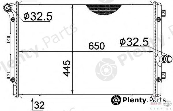  BEHR part 8MK376774-041 (8MK376774041) Radiator, engine cooling