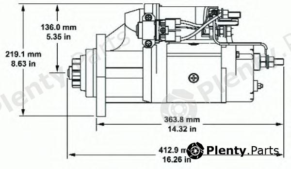  DELCO REMY part 10461754 Starter