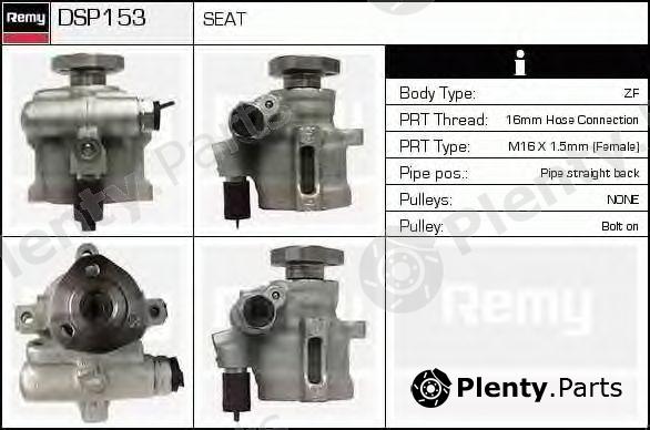  DELCO REMY part DSP153 Hydraulic Pump, steering system