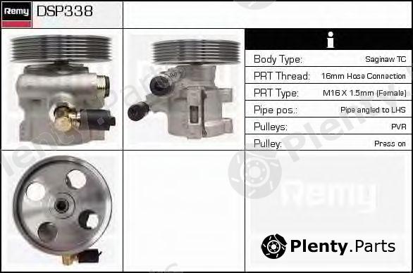  DELCO REMY part DSP338 Hydraulic Pump, steering system