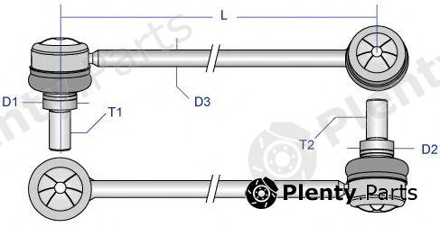  MOOG part AL-LS-0266 (ALLS0266) Rod/Strut, stabiliser