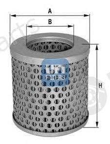  UFI part 2758300 Air Filter