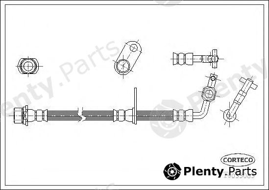  CORTECO part 19033083 Brake Hose