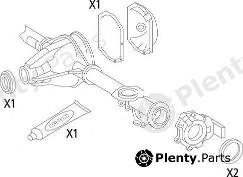  CORTECO part 19535845 Gasket Set, differential