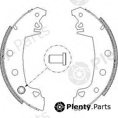  ROADHOUSE part 401701 Brake Shoe Set