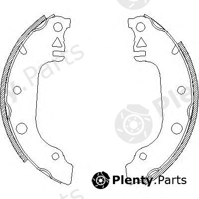  ROADHOUSE part 402900 Brake Shoe Set