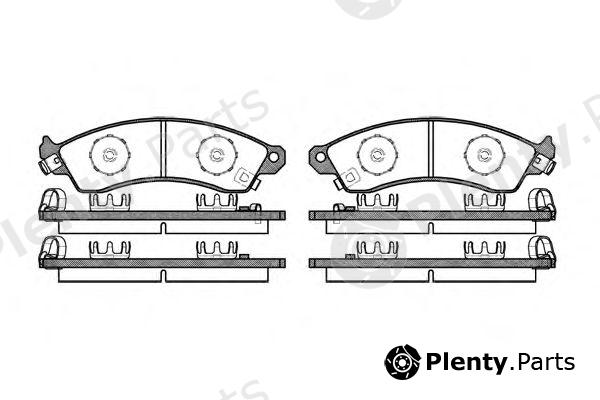  ROADHOUSE part 233402 Brake Pad Set, disc brake