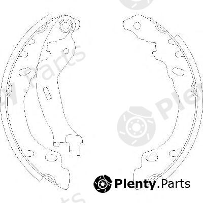  ROADHOUSE part 415800 Brake Shoe Set