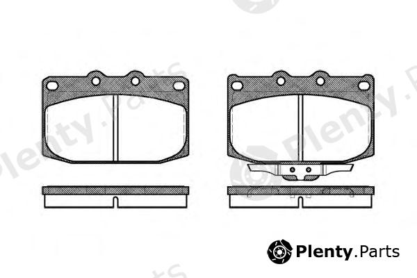  ROADHOUSE part 242802 Brake Pad Set, disc brake