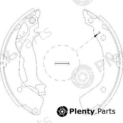  ROADHOUSE part 419300 Brake Shoe Set