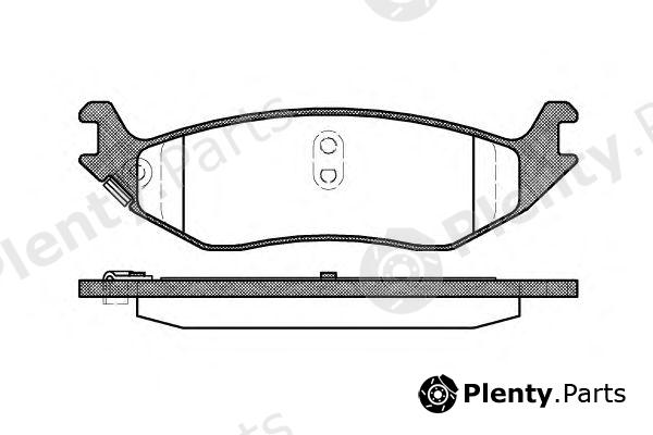  ROADHOUSE part 288504 Brake Pad Set, disc brake