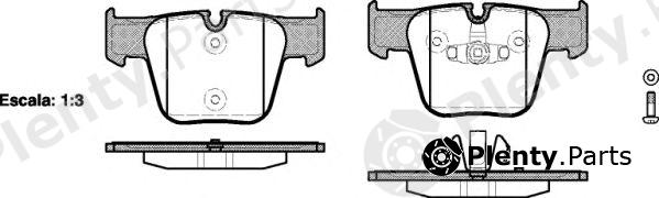  ROADHOUSE part 2121800 Brake Pad Set, disc brake