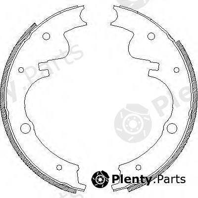  ROADHOUSE part 422600 Brake Shoe Set