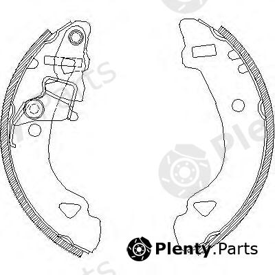  ROADHOUSE part 430300 Brake Shoe Set