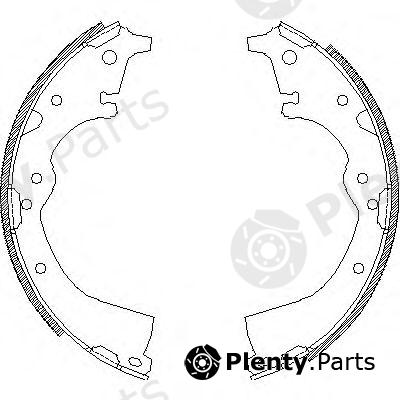  ROADHOUSE part 436000 Brake Shoe Set