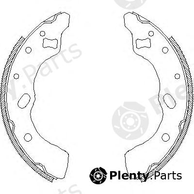  ROADHOUSE part 463900 Brake Shoe Set