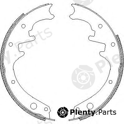  ROADHOUSE part 465800 Brake Shoe Set