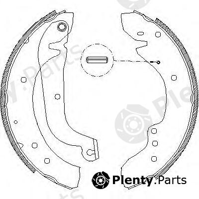  ROADHOUSE part 471801 Brake Shoe Set