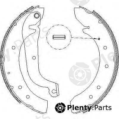  ROADHOUSE part 471901 Brake Shoe Set