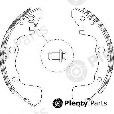  ROADHOUSE part 437300 Brake Shoe Set