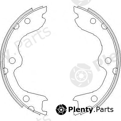  ROADHOUSE part 4738.00 (473800) Brake Shoe Set, parking brake