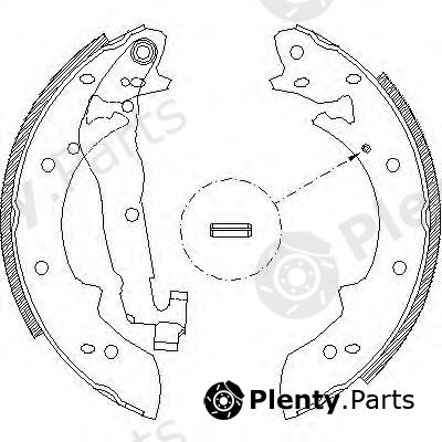  ROADHOUSE part 402700 Brake Shoe Set