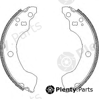  ROADHOUSE part 418900 Brake Shoe Set