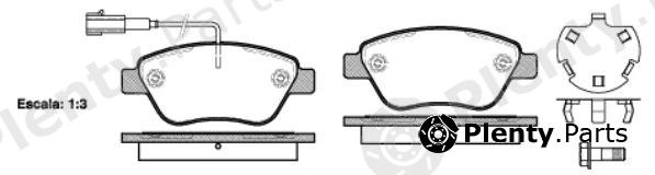  ROADHOUSE part 285832 Brake Pad Set, disc brake