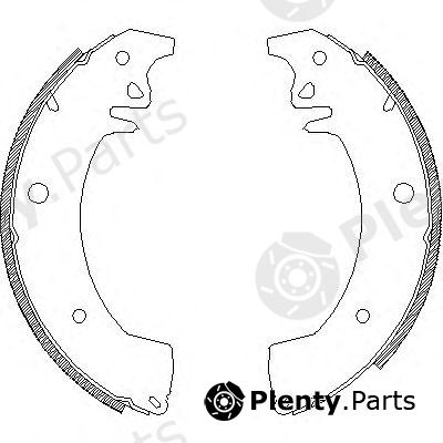  REMSA part 407800 Brake Shoe Set