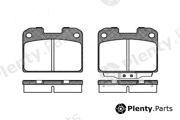  REMSA part 047600 Brake Pad Set, disc brake