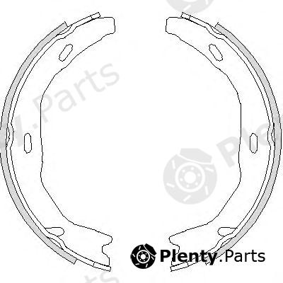  REMSA part 475100 Brake Shoe Set, parking brake