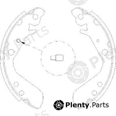  REMSA part 415600 Brake Shoe Set