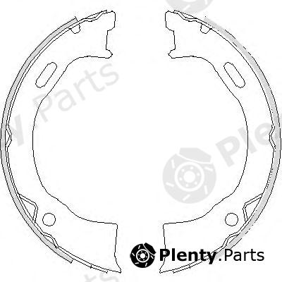 REMSA part 469500 Brake Shoe Set, parking brake