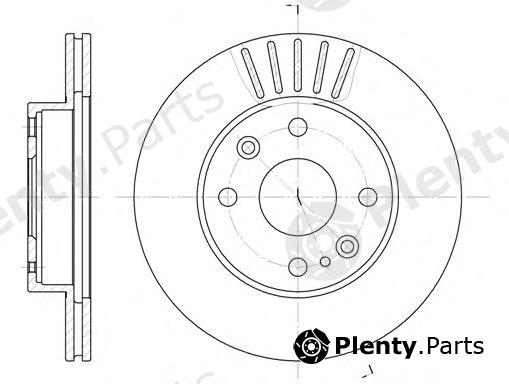  REMSA part 638610 Brake Disc